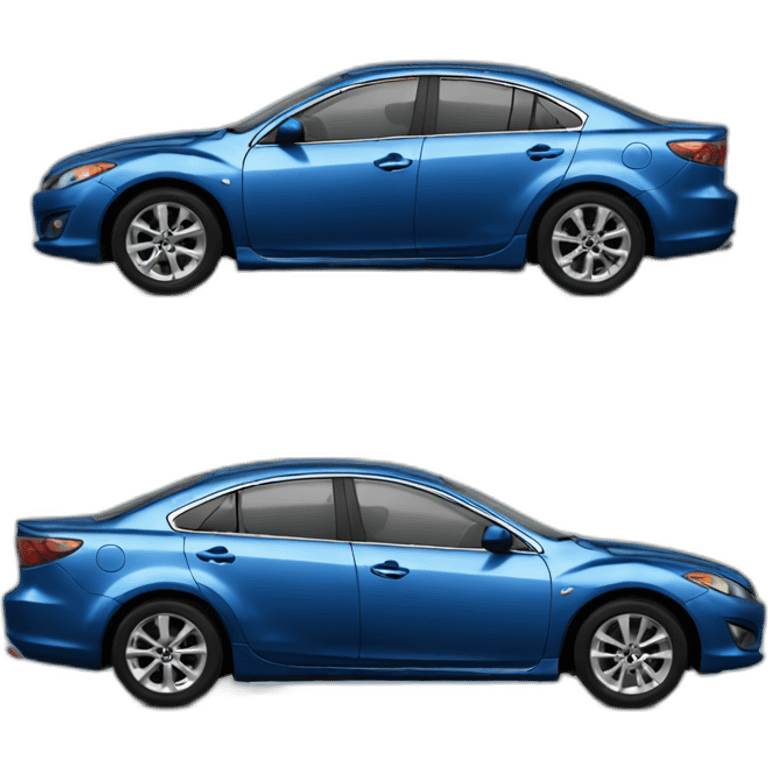 Blue 2009 Mazda 6 emoji