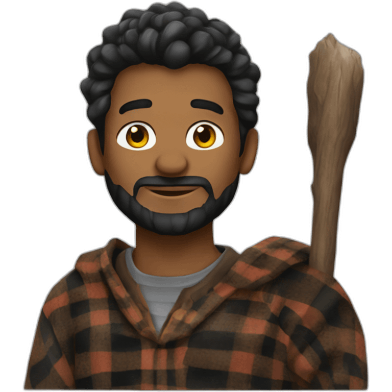 lumberjack in hogwarts robes emoji