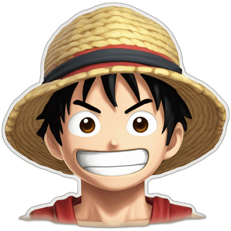 Luffy gear five emoji