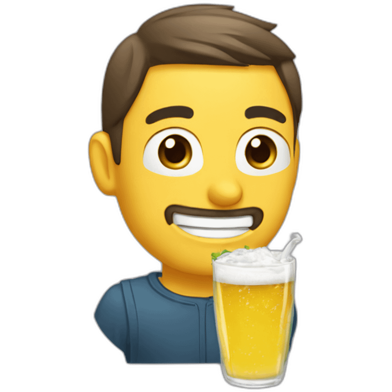 Jueza con botella y  copa de champaña emoji