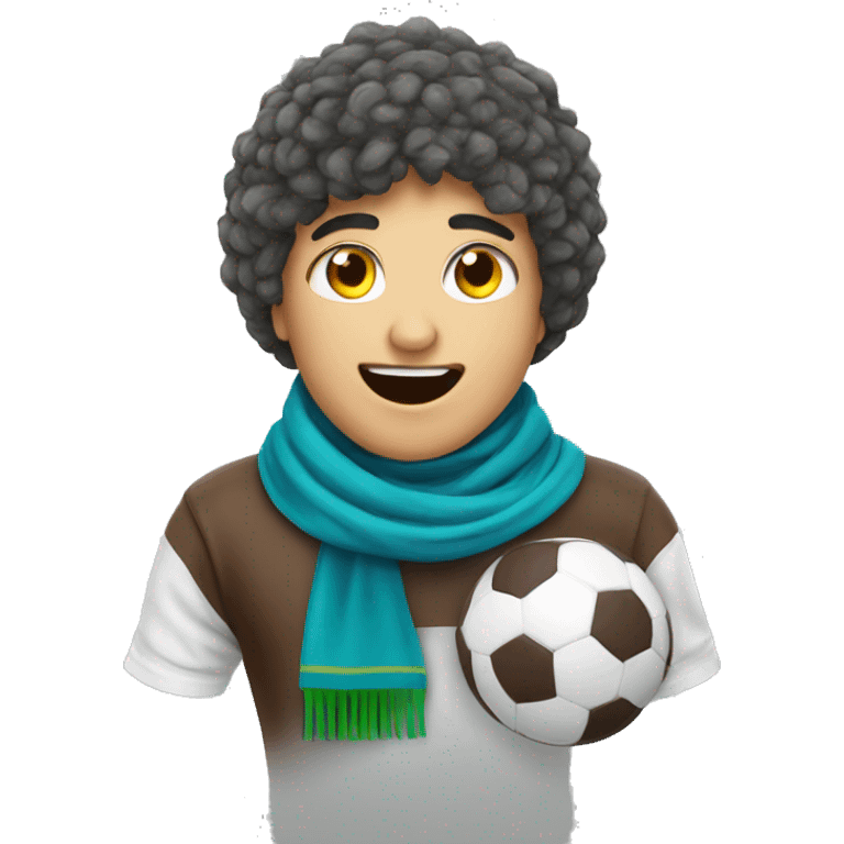 Scarf football fun emoji