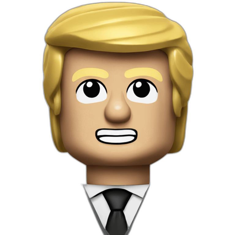 LEGO Donald Trump emoji