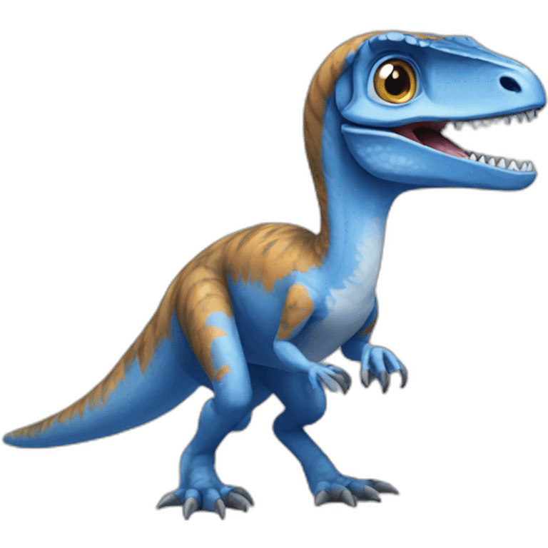 Velociraptor Blue emoji