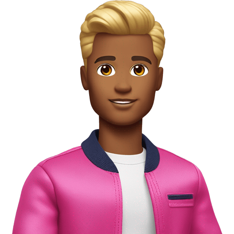 Barbie ken ken look left emoji