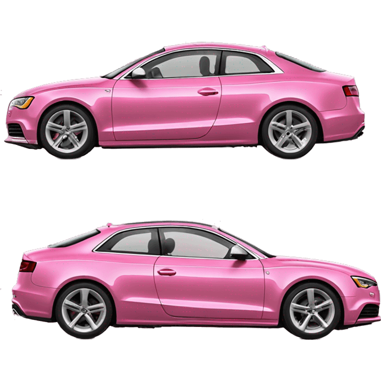 Pink Audi a5 emoji