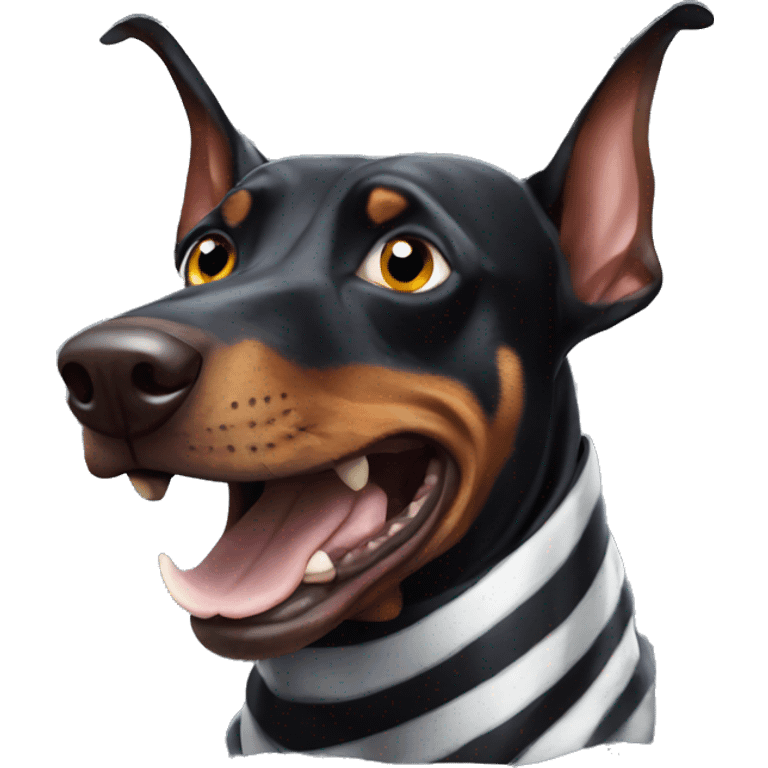 Doberman beetlejuice emoji