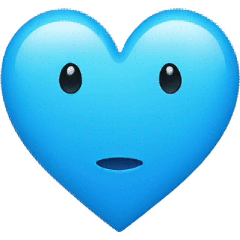 heart blue emoji