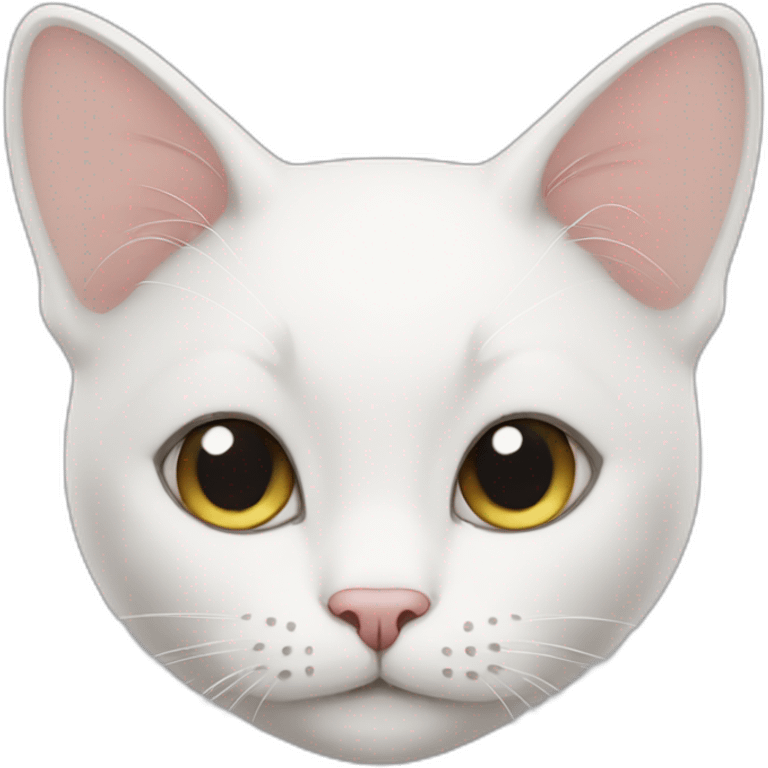 Little White cat  emoji