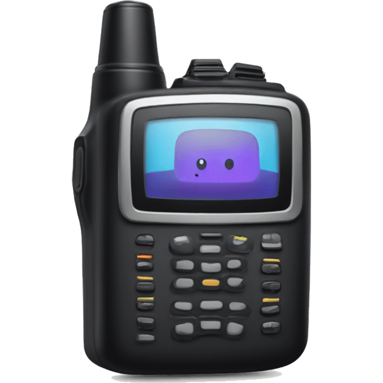 80's Walkie talkie emoji