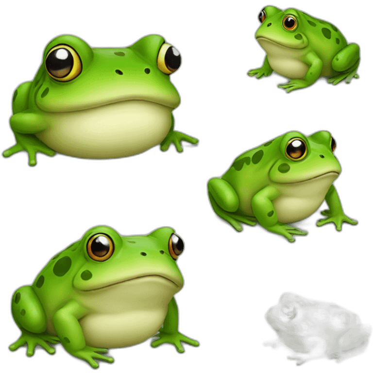 Fat frog emoji