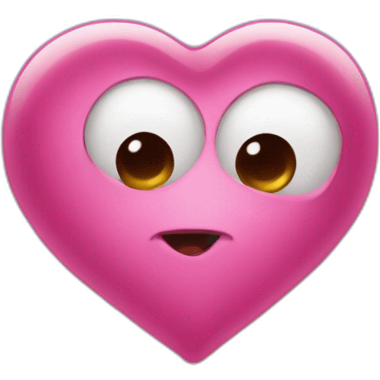 coeur avec des yeux emoji