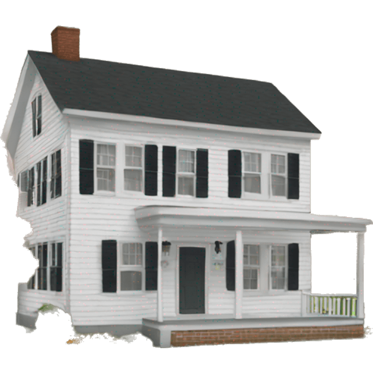 A basic new england house emoji