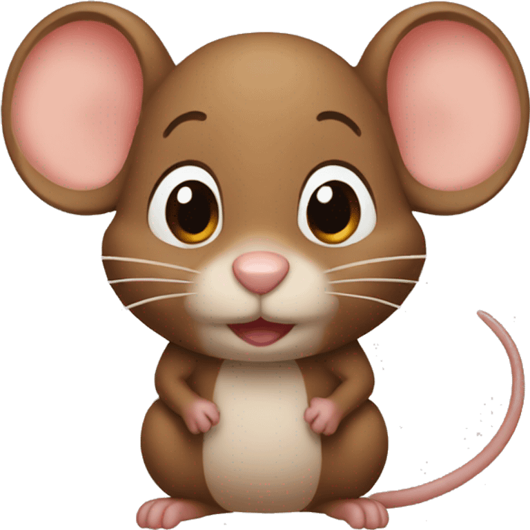 brown mouse jerry emoji