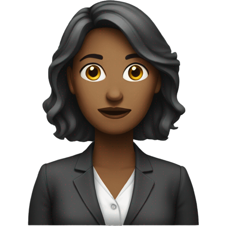 Woman Business standing emoji