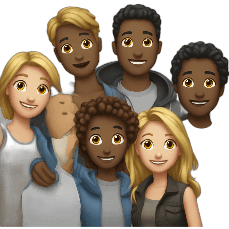 group-of-friends emoji