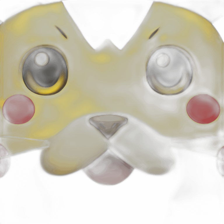 head of pikachu emoji