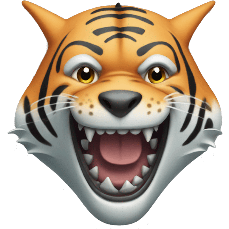 shark tiger emoji