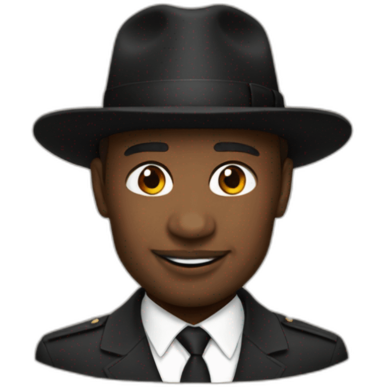 putin with black man in hat emoji