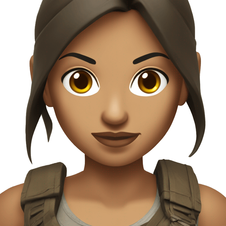 Lara Croft emoji