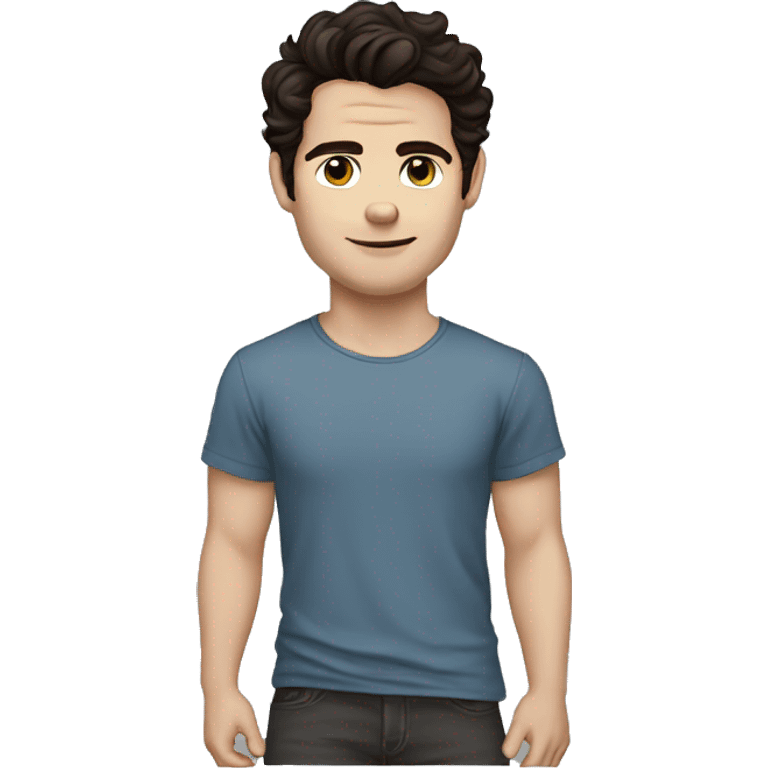 realistic Dylan O'Brien wearing tee emoji