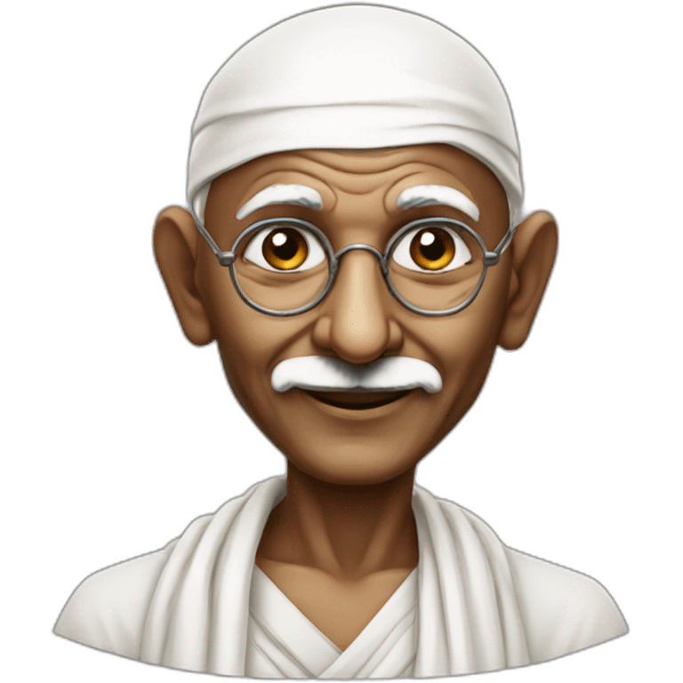 mahatma gandhi emoji