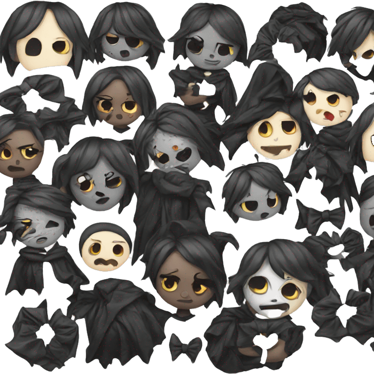 Goth emoji emoji