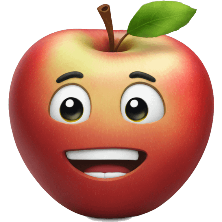 A single apple  emoji