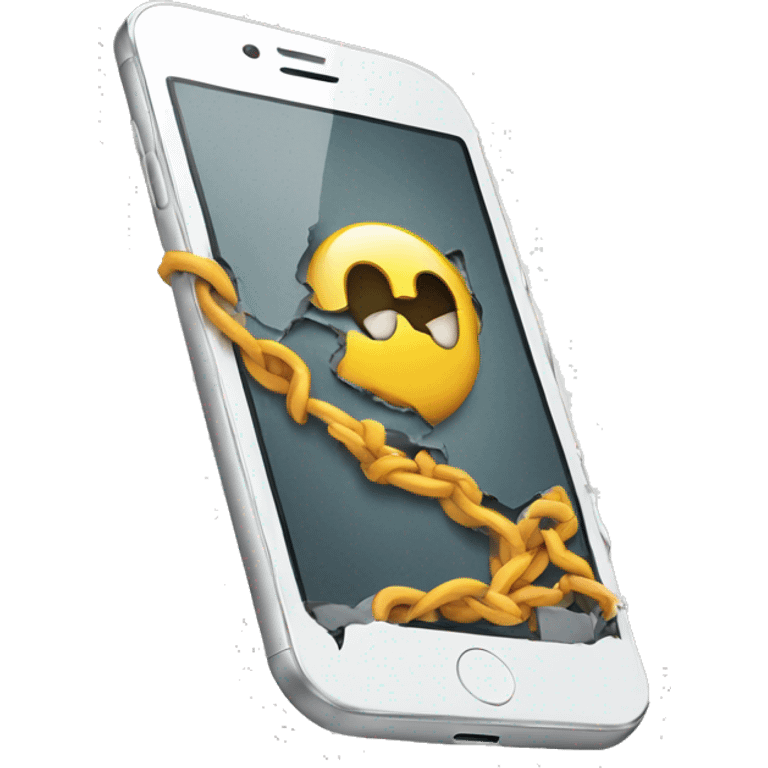 Phone damaged emoji