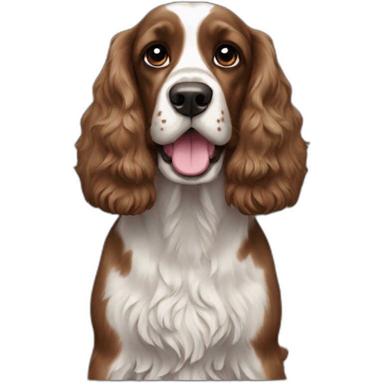 Cocker spaniel black emoji