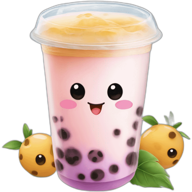 BUBBLE TEA animaux emoji