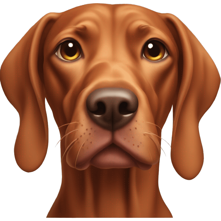 Aging Vizsla dog.  emoji