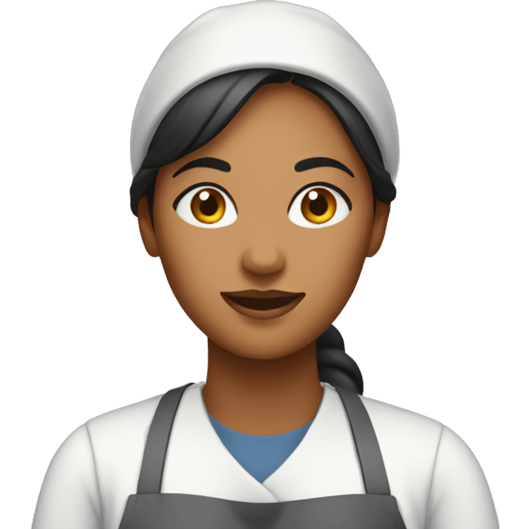 Female bakery worker emoji