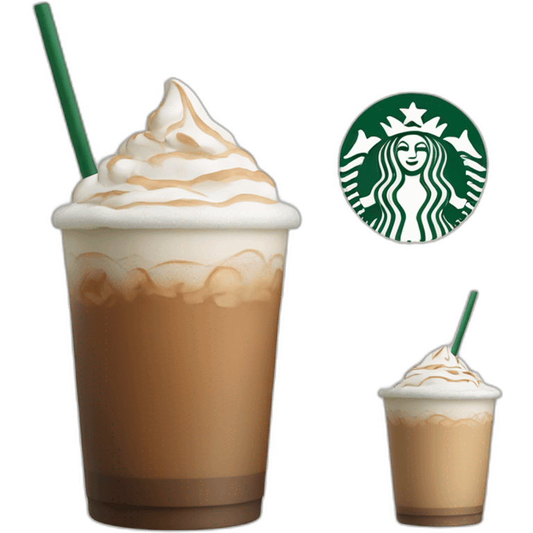 Starbucks pump cream cold foam chai ice late emoji