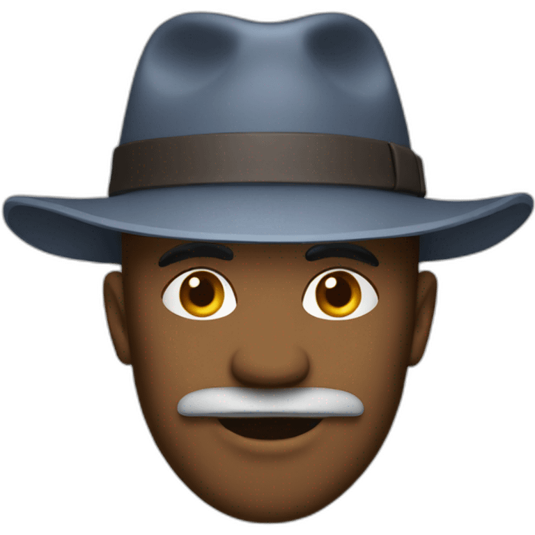 Chat avec chapeau emoji