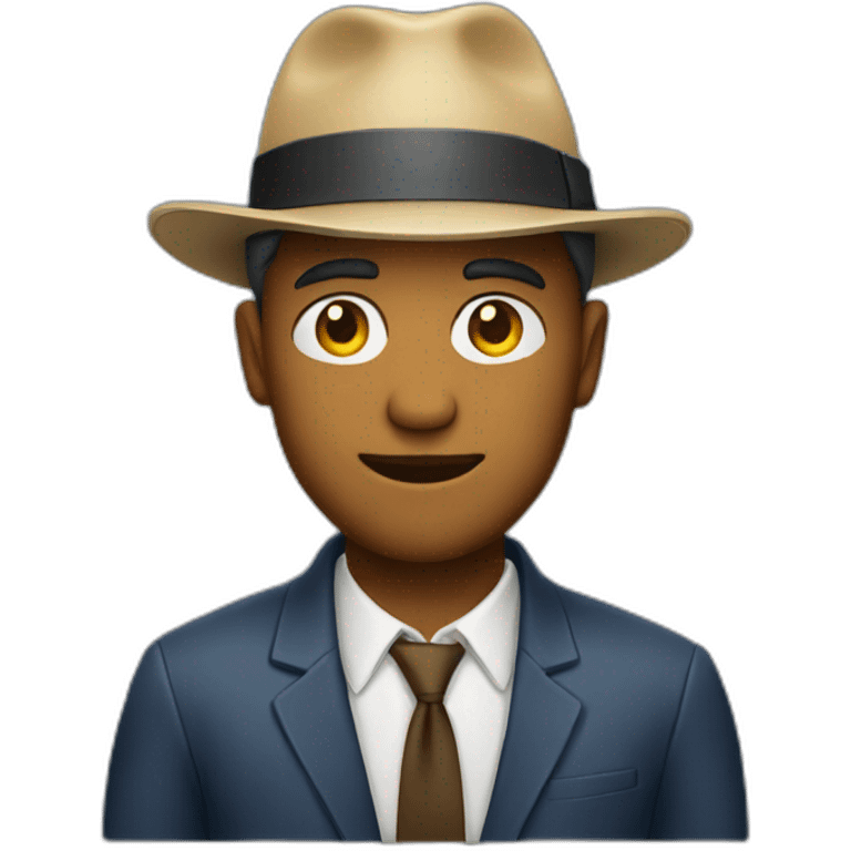 Man with hat on emoji