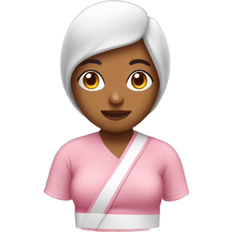 breast cancer survivor emoji