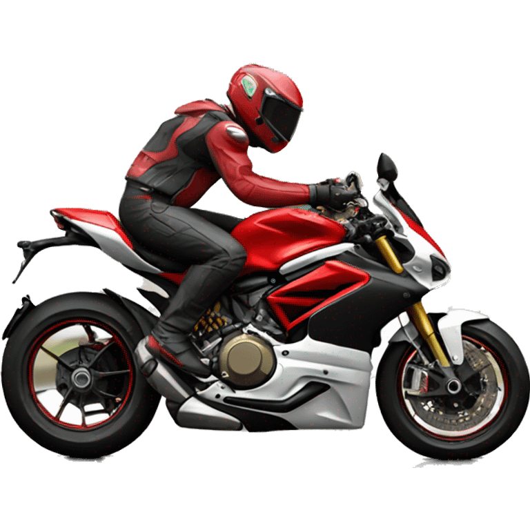 Ducati wheeling emoji