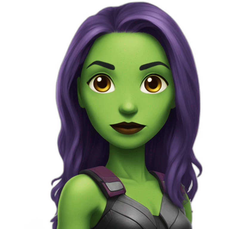 fullbody gamora marvel emoji