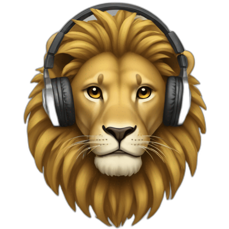 Dj lion emoji