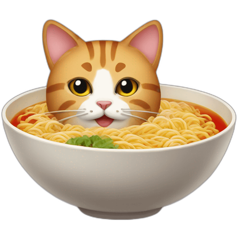 cat ramen emoji