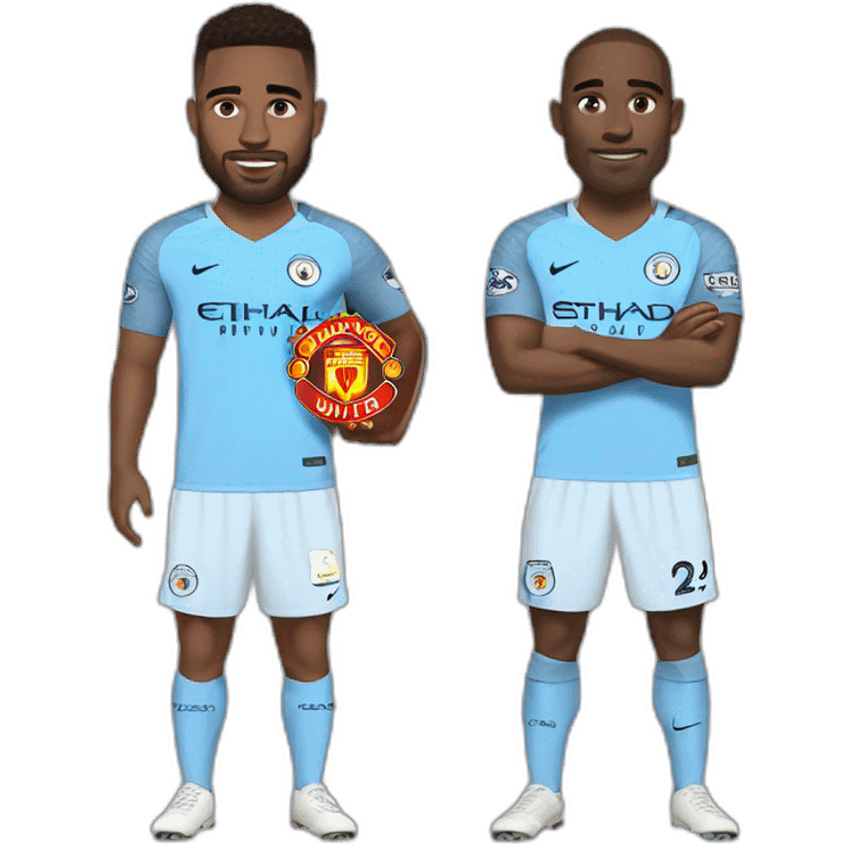 manchester city and united emoji