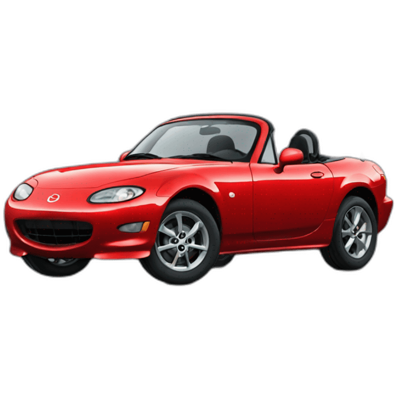 Red mazda miata emoji