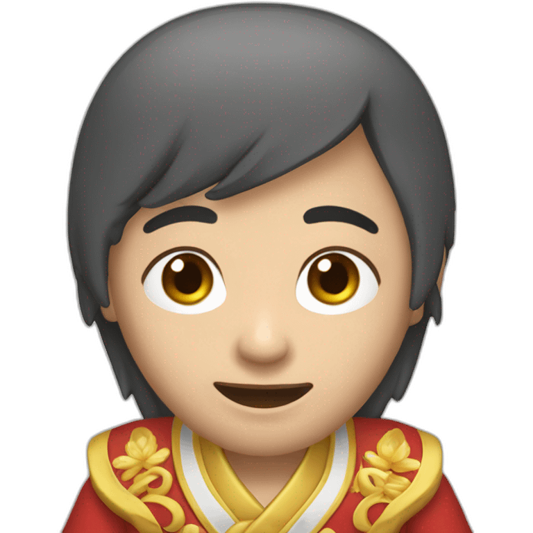 Chinois qui joue au jeux videos emoji