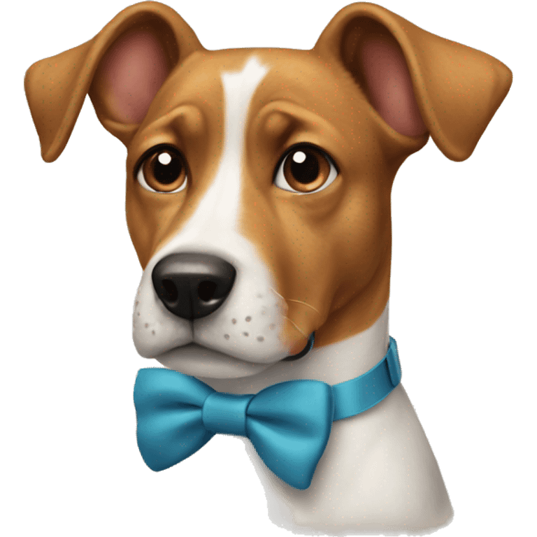 dog with a bow tie  emoji