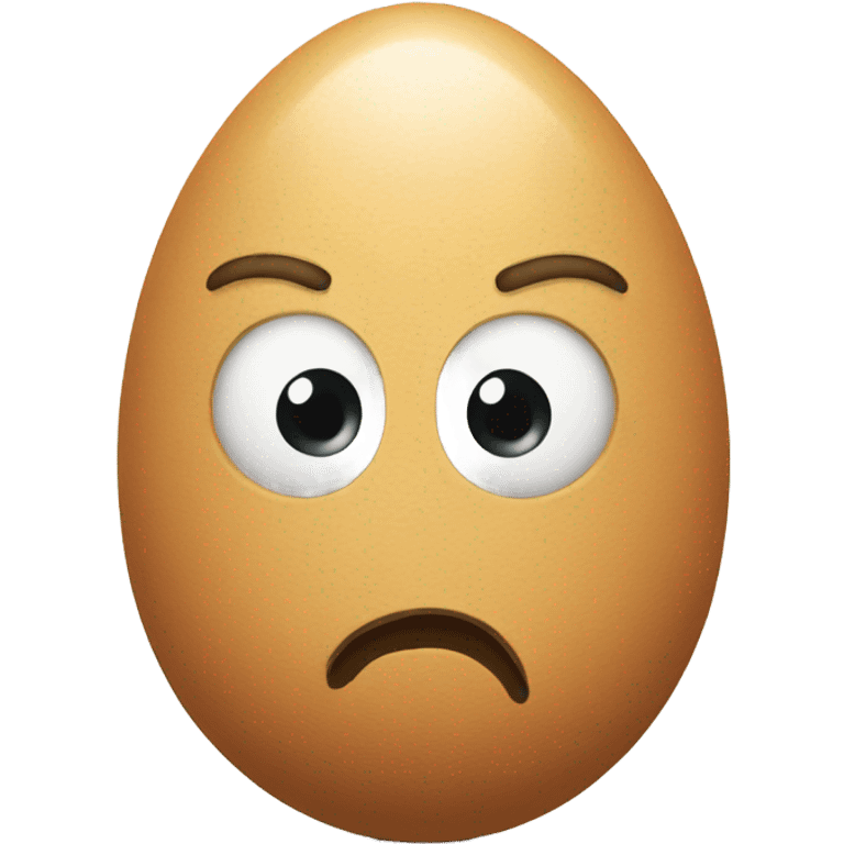 A dangerous egg emoji