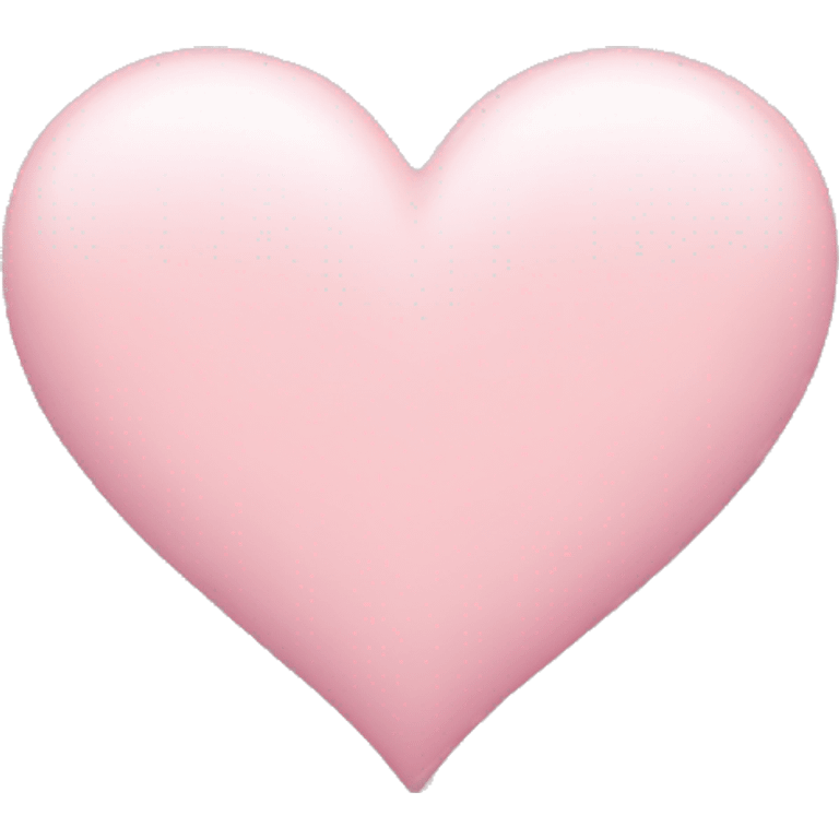 pastel pink heart emoji