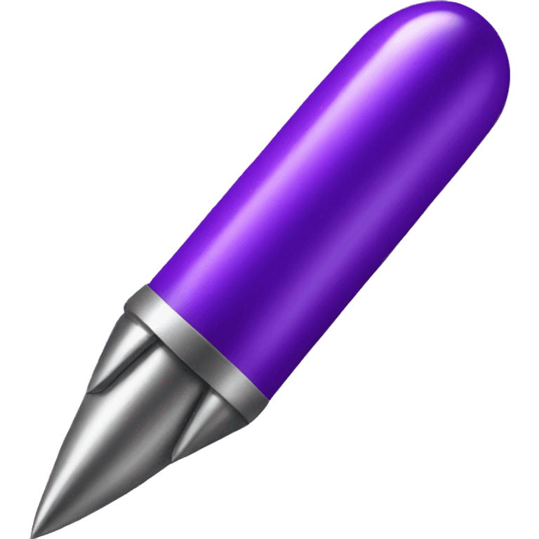 Purple bullet emoji