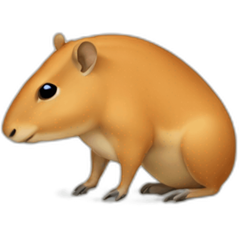 Capivara de boné emoji