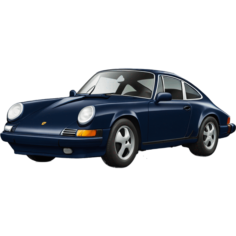 navy porsche 911 emoji