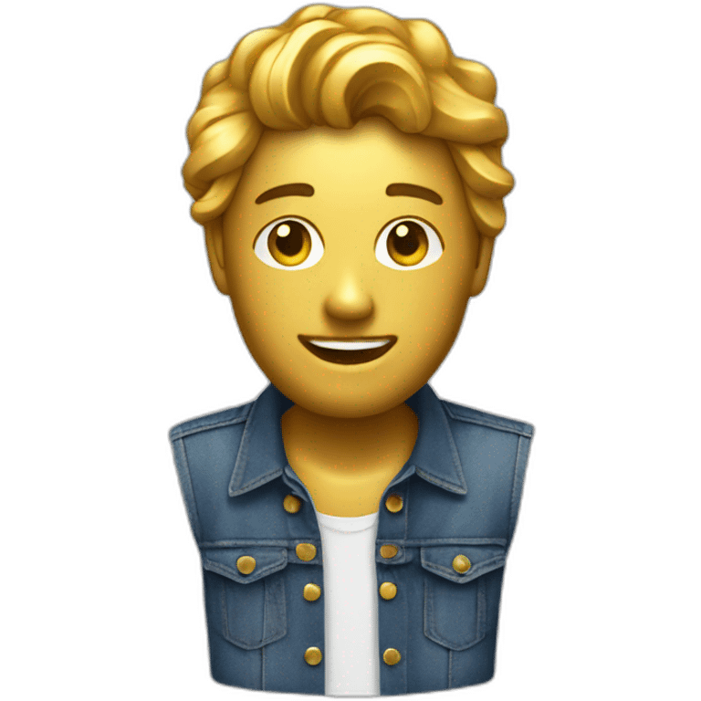 Jean jaque gold man emoji